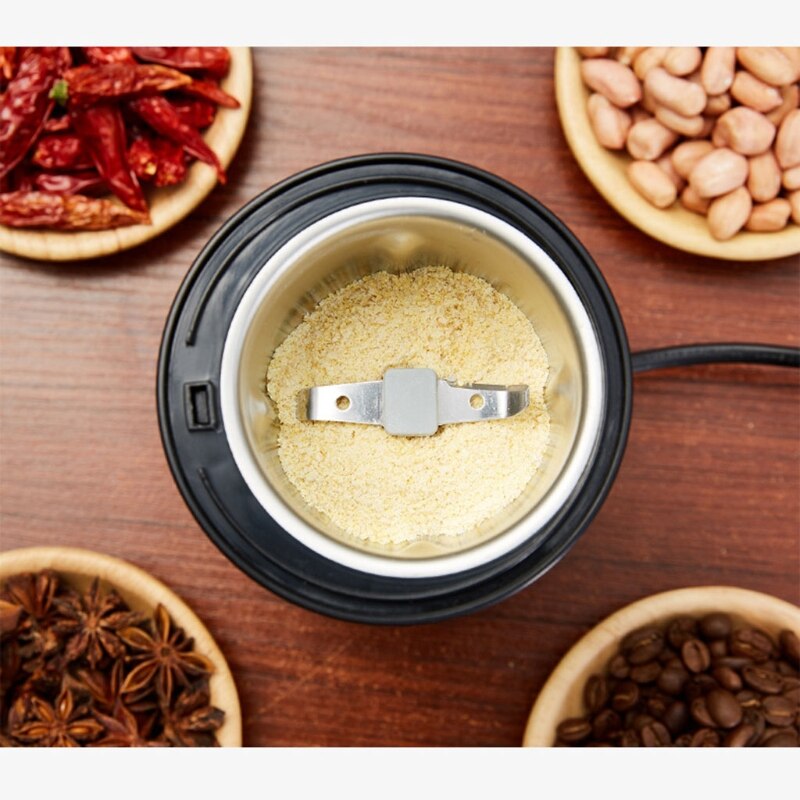 Køkken mini elektrisk kaffekværn bønner krydderi møller blender møtrik frø multifunktions slibning smash maskine
