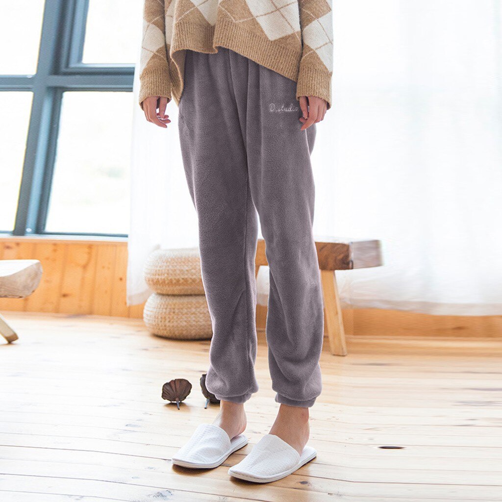 Ladies Sleeping Pants Pure Coral Velvet Household Trousers Variety Styles Sleep Bottoms Trousers Soft Pants Household Wear 926