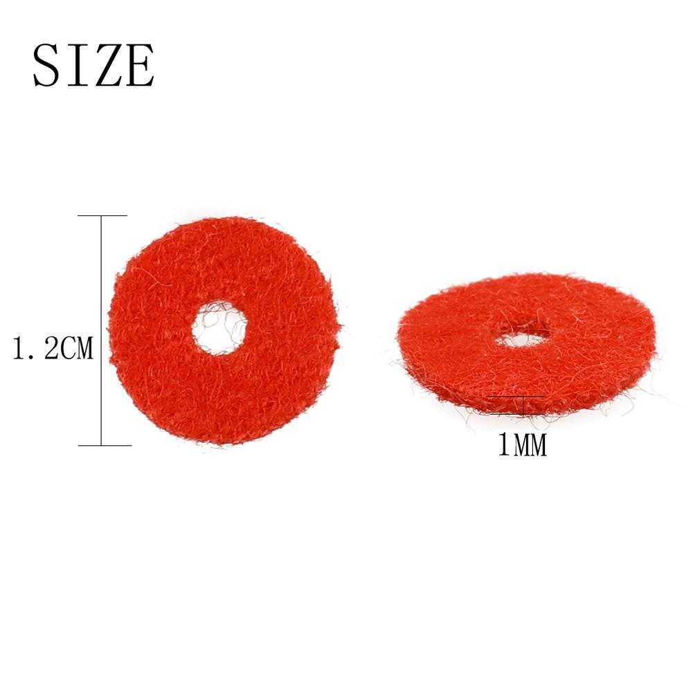 90 st 1mm/2mm filt piano brickor piano reparation verktyg delar filt ring pad ull brickor piano trimning tillbehör