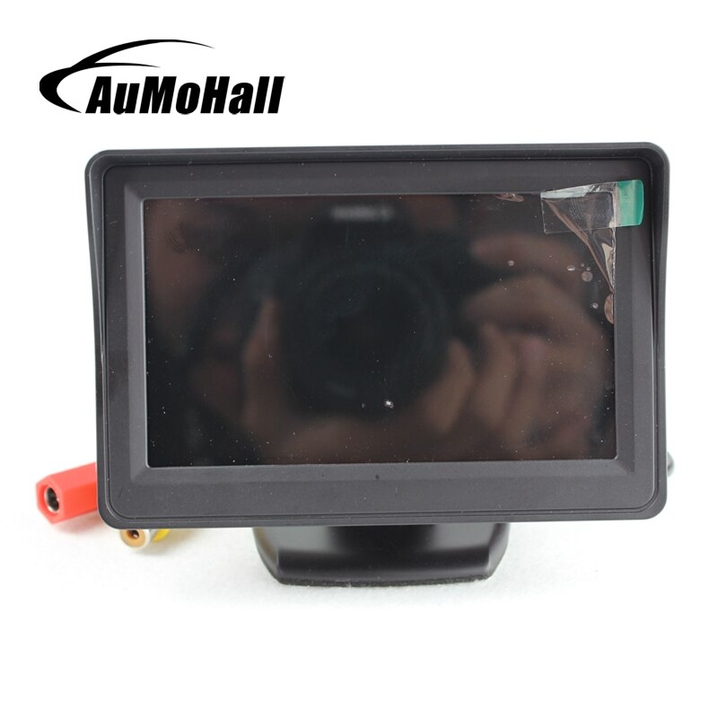 Aumohall 4.3 ''Lcd Car Achteruitrijcamera Monitor 2 Dvd Video Input Auto Monitor Voor Parking Sensor Auto Video spelers Display