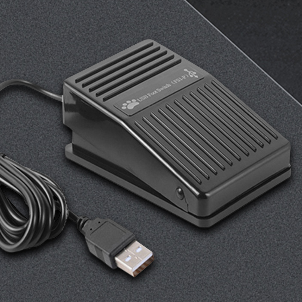 Foot Controller Pedal Switch Game Control Action HID USB Foot Pedal Control Switch PC Game Pad for Keyboard Mouse PC Laptop