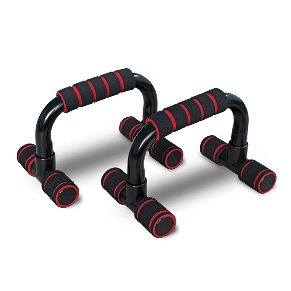 Push Up Bars Stands Handvat Workout Voor Home Gym & Reizen Fitness Spier, Pull Ups & Krachttraining: Red