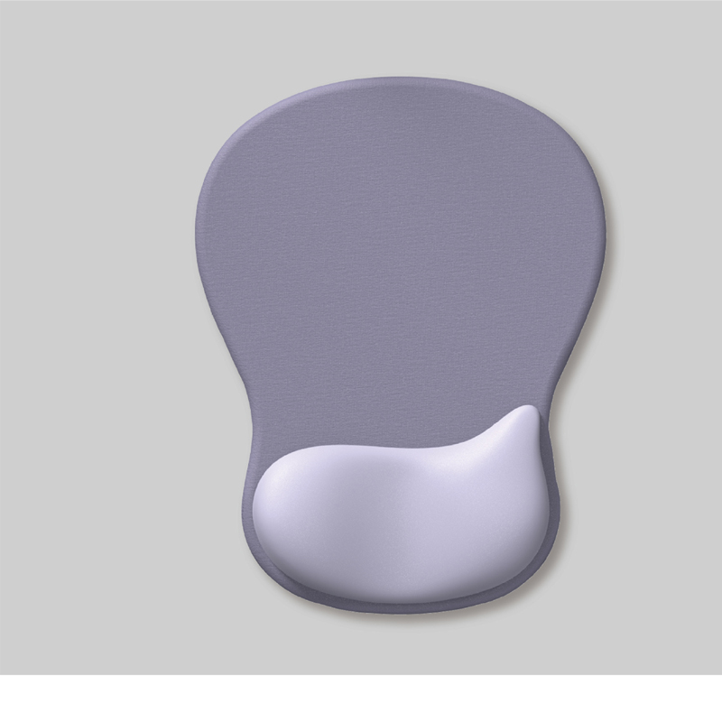 Kantoor Muismat Met Gel Polssteun Ergonomische Gaming Desktop Muismat Polssteun Voor Pc Laptop Computer Ondersteuning: Paars