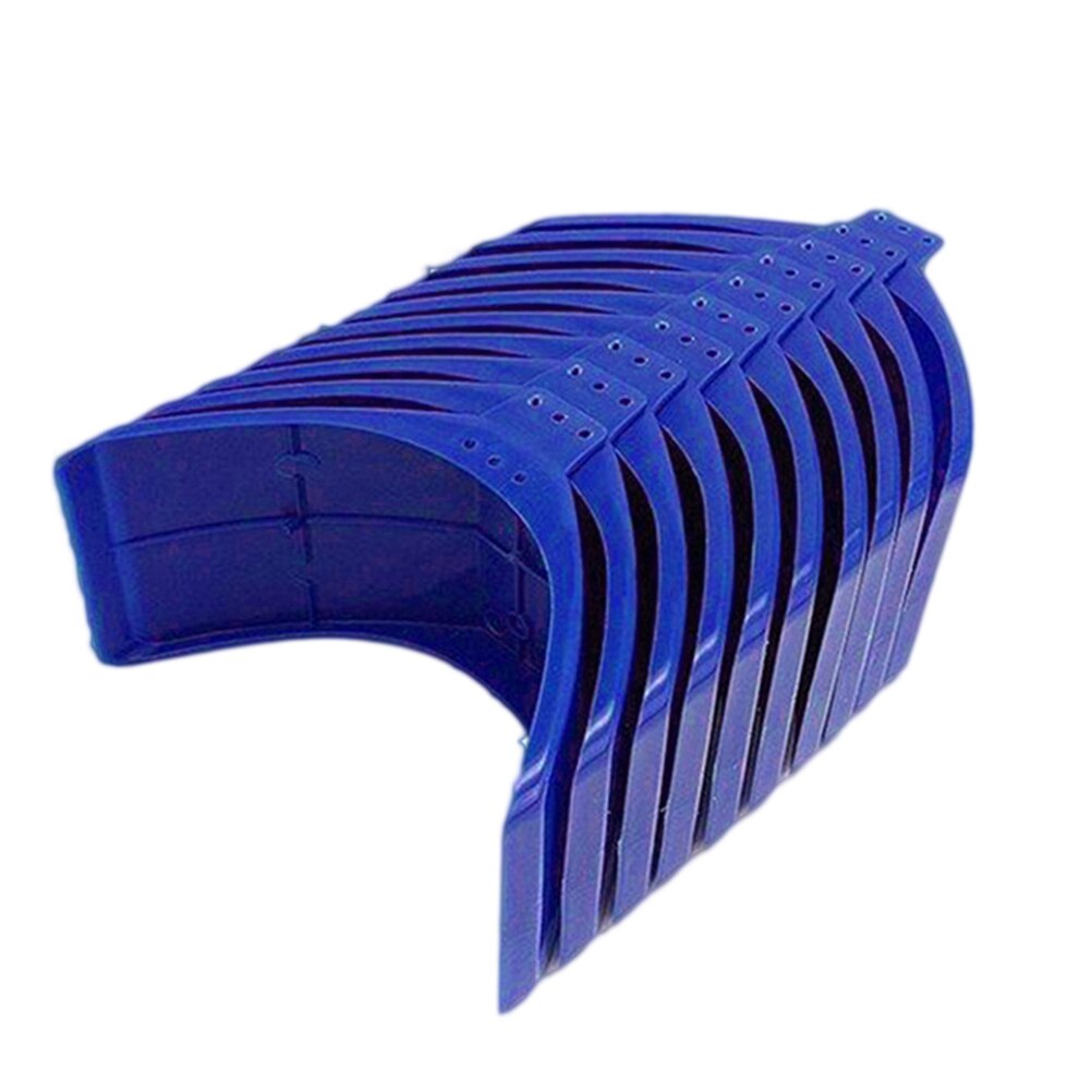 10 pçs de plástico pomba poleiro pomba resto quadro grill habitação poleiros pombo poleiro para suprimentos pássaro (azul)