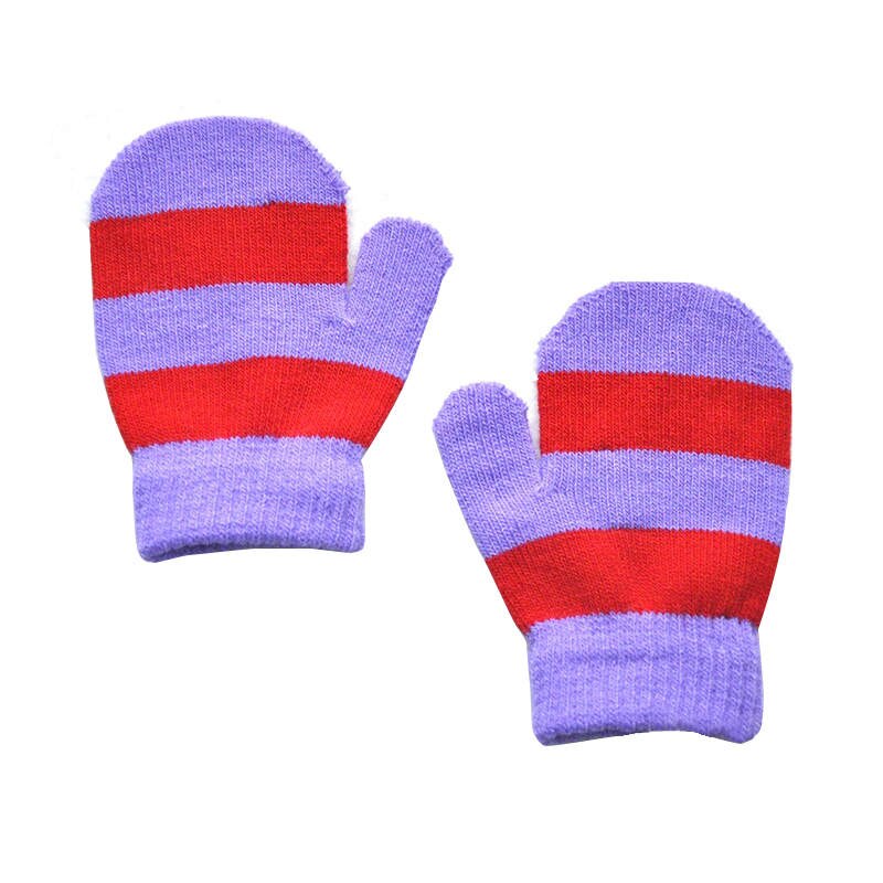 Warmmom – gants en laine chauds pour enfants de 1 à 5 ans, en tricot, pour l'extérieur et l'hiver: T4
