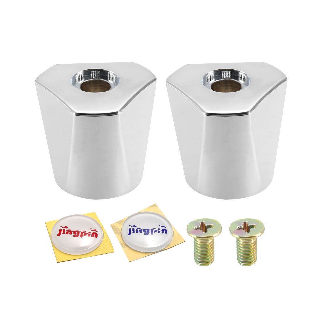 Uxcell kranvred handtag 29mm dia universal ersättning handtag kit silver ton 4 st