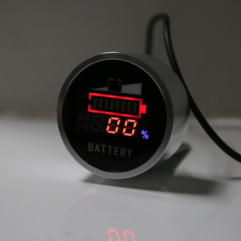 DC 6-120V Blei-säure Lithium Batterie Kapazität Spannung Anzeige Wasserdicht für Auto Motorrad 12V 24V 48V 72V 6-120V Prüfung