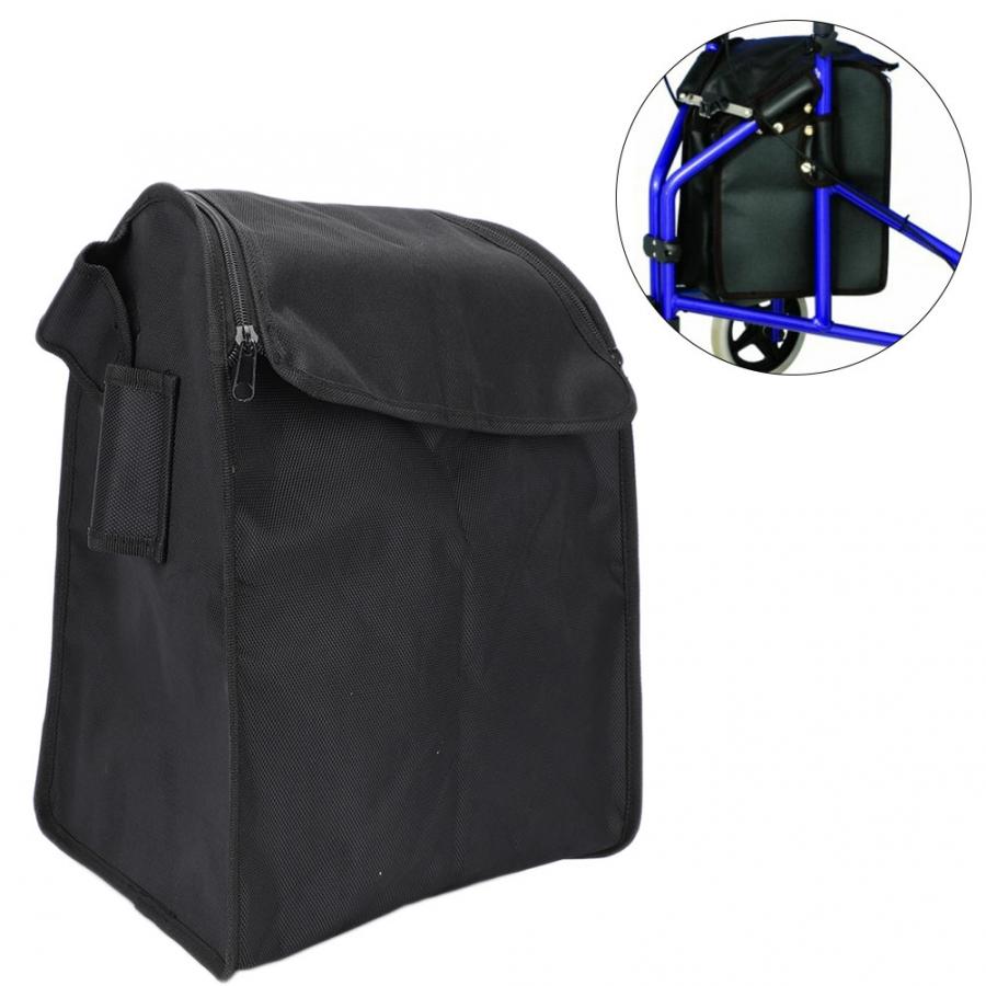 Portable 3 Wheeled Walker Bag Replacement Large Capacity Wheelchair Frame Storage Bag for 3 Wheeled Walker Frame Health Care