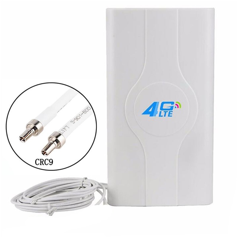 JX Antemma 3G 4G LTE omni Panel antenna 700~2600mhz 88dbi Dual cable antenna SMA TS9 CRC9 for 3G 4G Modem Router: CRC9