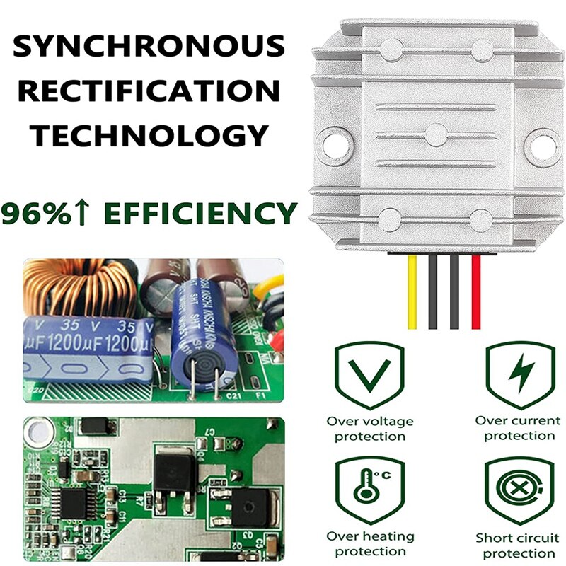 Neue DC Spannung Konverter, Wasserdichte Spannung Regler Für LED Netzteil Transformator