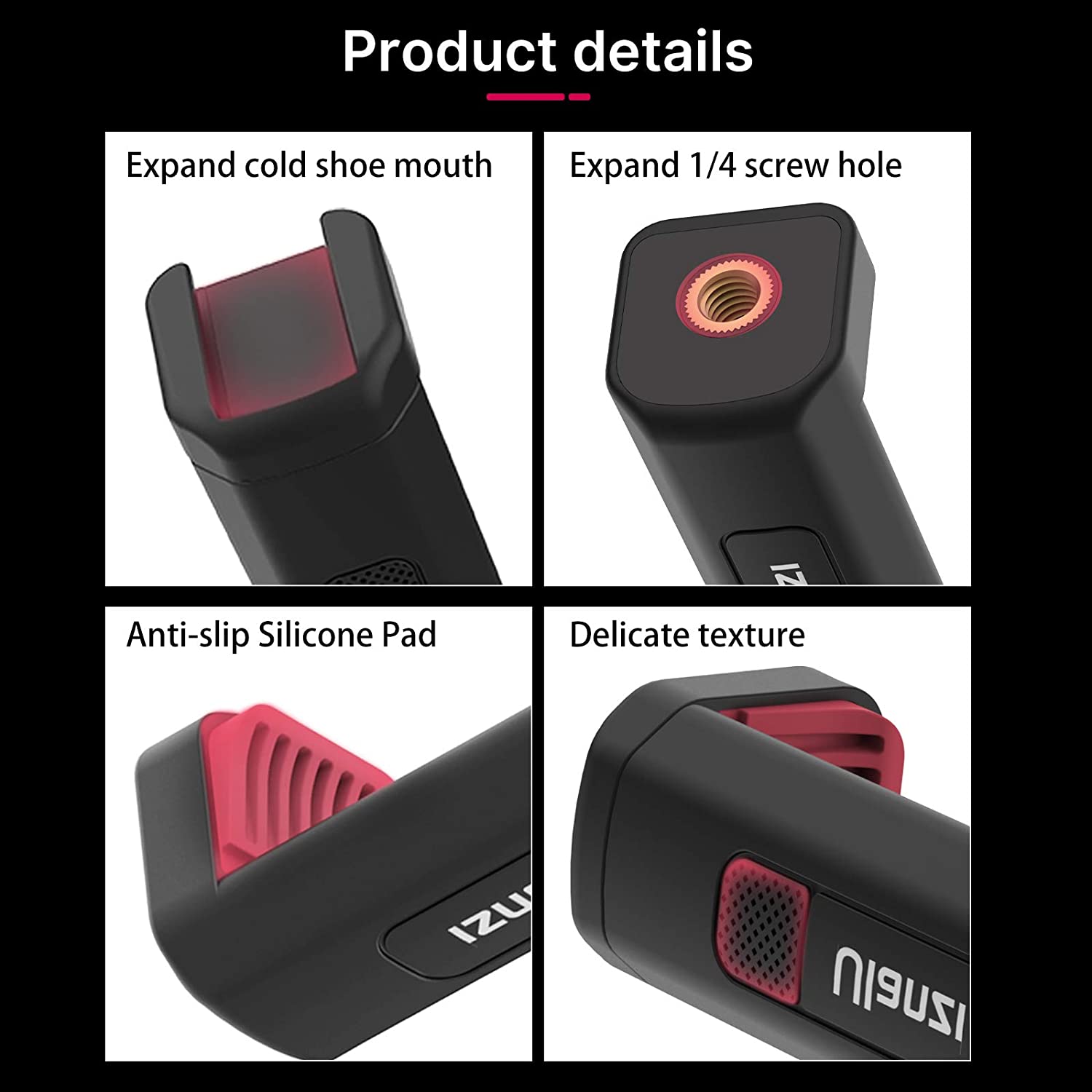 Ulanzi Telefoon Clip Statief Mount Adapter Met Koud Shoe Mount Desktop Telefoon Stand Smartphone Klem Voor Iphone 12 Pro Max samsung