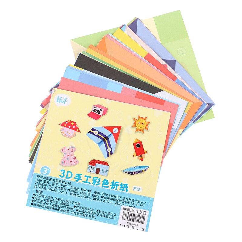 Livre d&#39;animaux de dessin animé Origami 3D, 54Pages, jouet pour enfants, bricolage, Art, bébé, apprentissage précoce, jouets éducatifs, pour bébés
