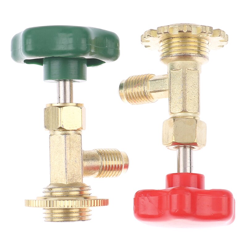 Til bil aircondition kølemiddel åben 1pc sae auto ac kan tappe ventil flaskeåbner  r134a m14 / 1/4 "lækagesikker switch