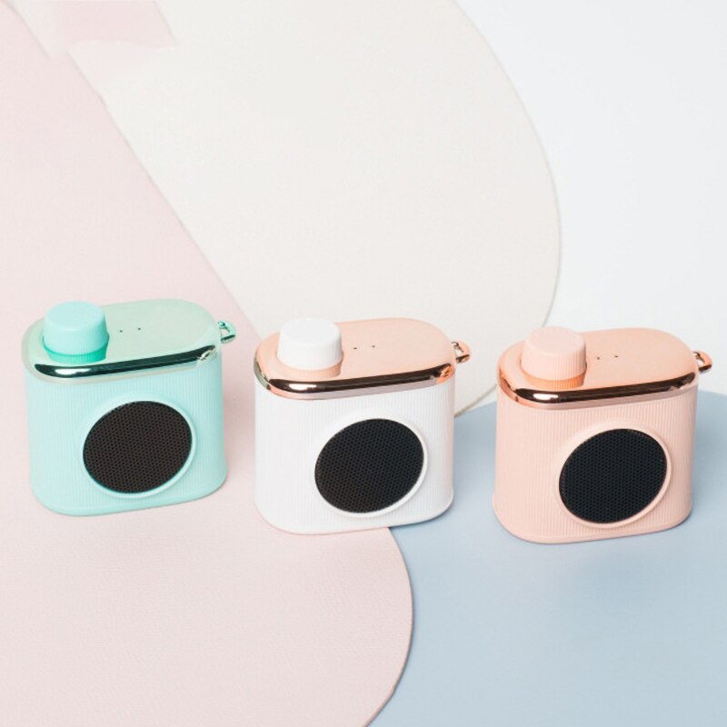 Retro Mini Bluetooth Speaker Draadloze Outdoor Speaker Macaron Draagbare Smart Audio