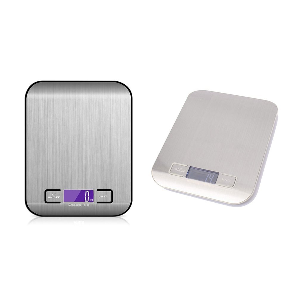 Digital Kitchen Scale Multifunction Rechargeable Food Scale with LCD Display High Accuracy Portable Food Scale
