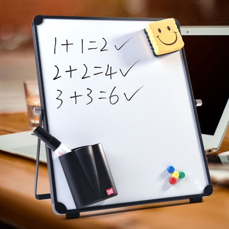 Uitwisbare White Board Magnetische Desktop Whiteboard Kantoor School Tableau Blanc Roll Up Herbruikbare Message Board