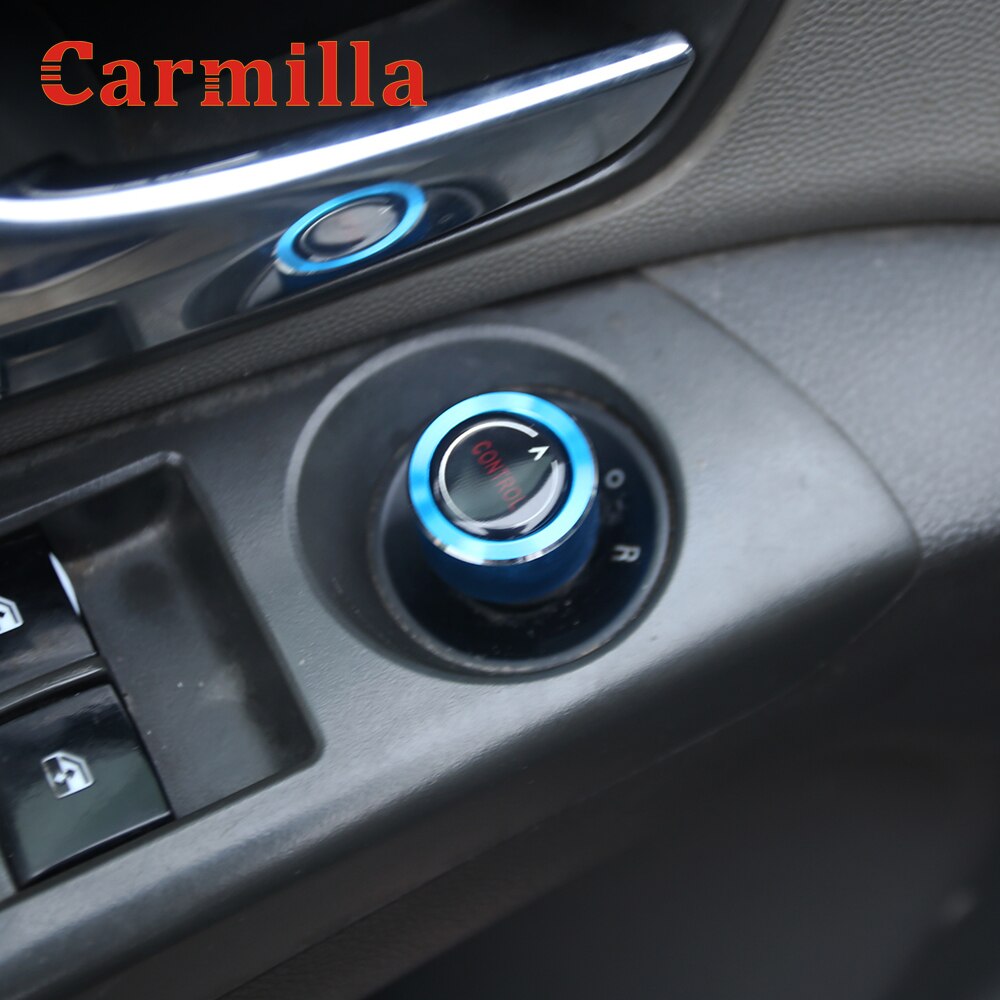Bil bakspeil juster knott trim ring dekorasjonsdeksel for opel astra j gtc opc insigni karl mokka zafira meriva tilbehør