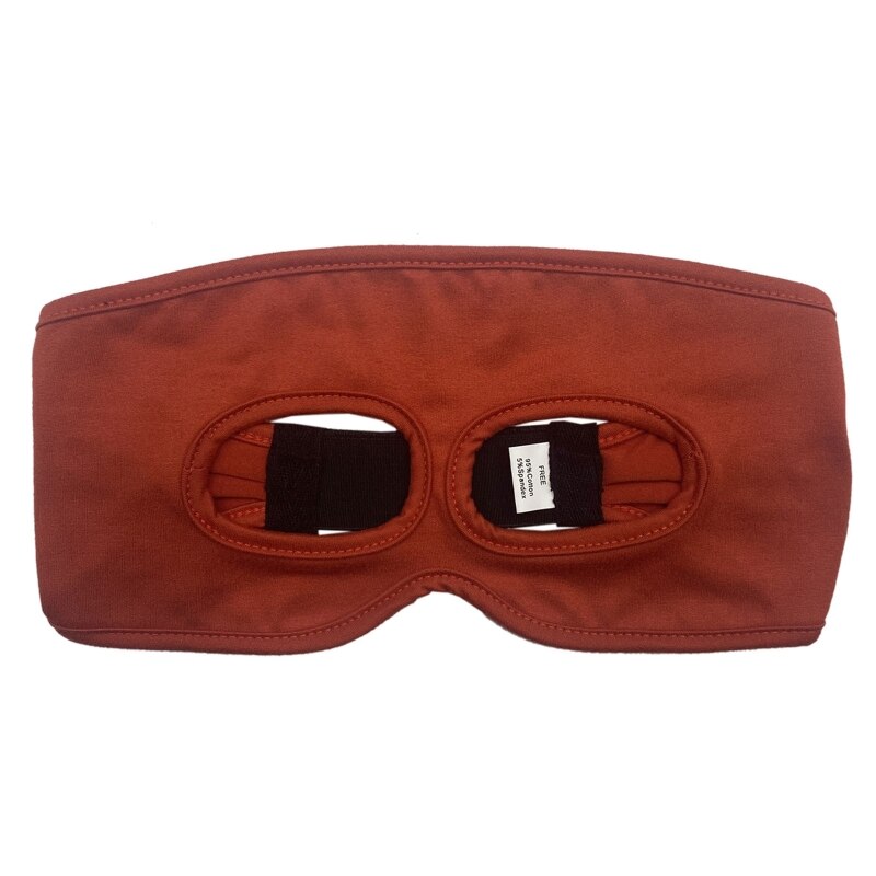 Atmungsaktive augenmaskenabdeckung, schweißband für vr-brillen, heim-vr-augenmaskenzubehör aus modalstoff, hochwertiges design: Rot