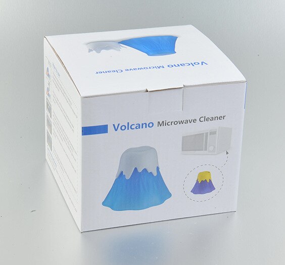 Interessant sjov vulkan i udbrud køleskabsrens køleskabsrens