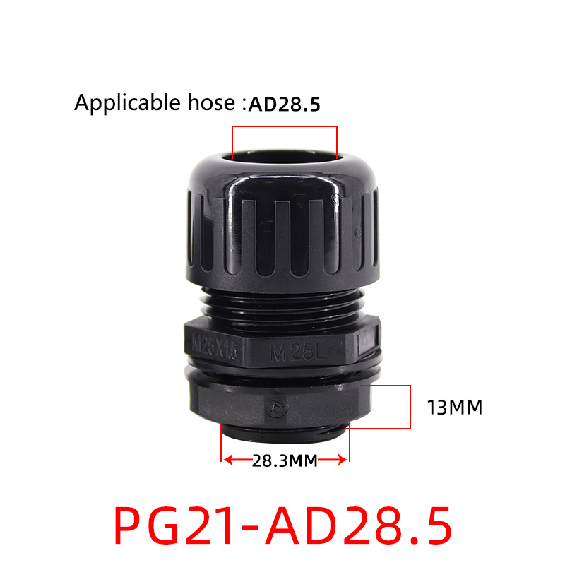 1/5/10 Stuks Balgen Waterdichte Gewricht Vlamvertragende Nylon Plastic Slang Connector Accessoires Pg Draad Kabel Bevestigingskop: Rood / 16mm