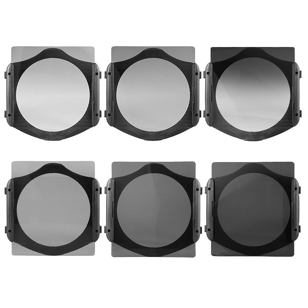 Zomei Camera Filtro Gradient ND2 4 8 16 Square ND Filter Set Kit Cokin P Series Filter Holder Hood Adapter Rings for DSLR