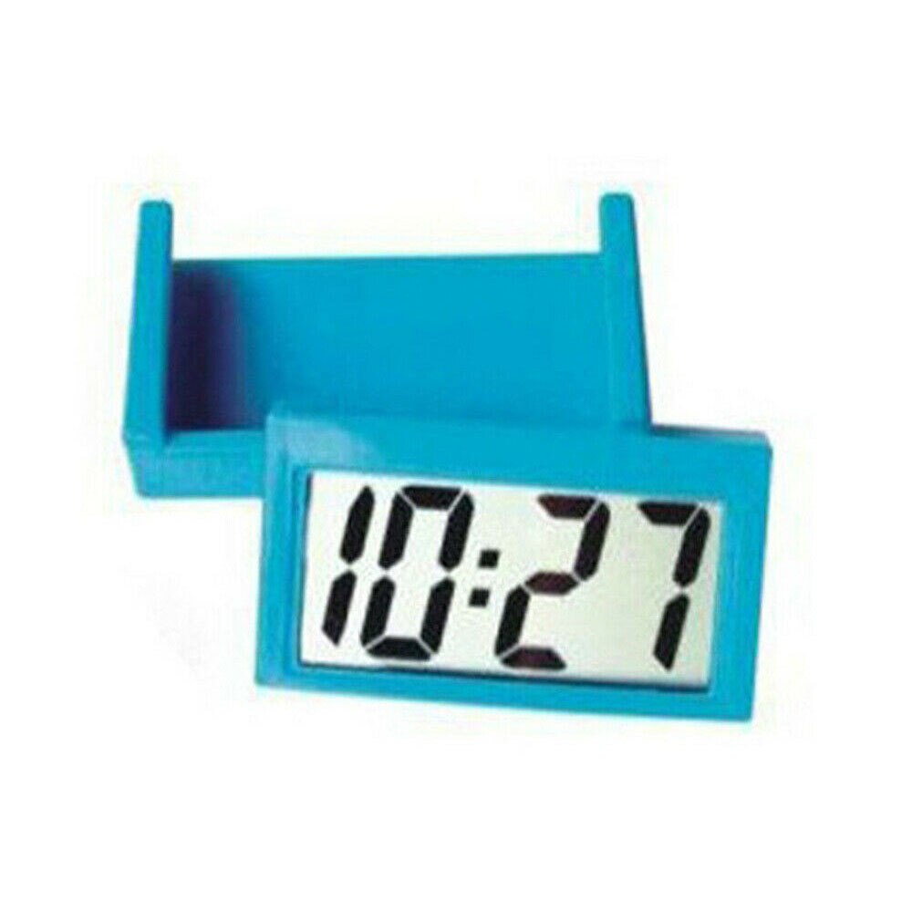 Small Self-Adhesive Car Desk Clock Electronic Watch Gauges Digital LCD Screen