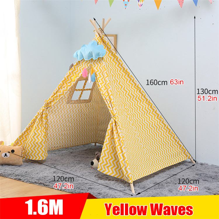 Children's Tent Teepee Tent For Kids Portable Infantil House For Children Cabana Kids Playhouse Indoor Sleeping Tent Decoration: Type3