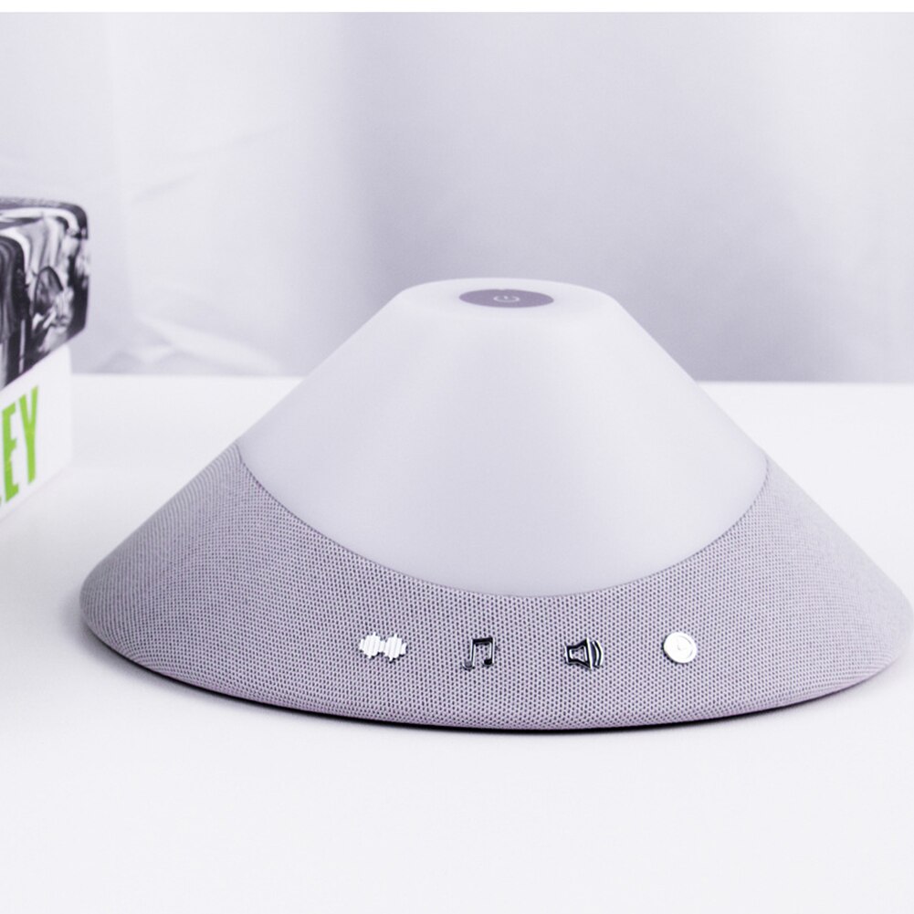 Soothing White Noise Machine Alpha Boeing ASMR Sound With Night Light Sleeping Home Office Relieve Stress Timer Touch Button