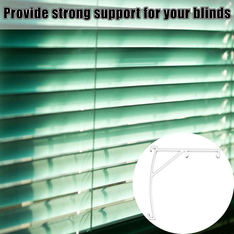 Valance Clips Plastic Vertical Blinds Brackets 3.5 Inch Vertical Blinds Clear for Blinds Parts Accessory Components