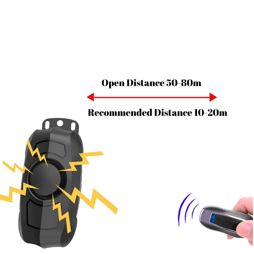 Bike Alarm USB Charging Wireless Remote Control Anti Theft Motorcycle Scooter Bike Accessories ciclismo accesorios de bicicleta