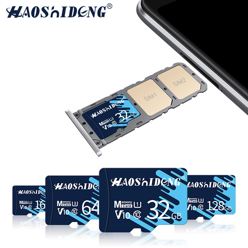 Muistikortti micro sd-kortti luokka 10 tf kortti microsd 64gb 32gb 16gb 128gb 256gb pendrive flash-muistilevy puhelimeen