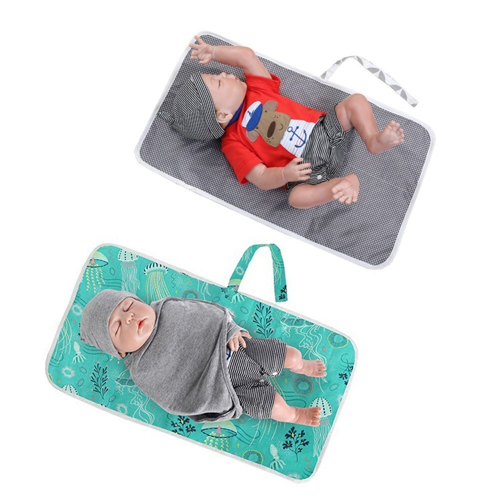 3 In 1 Waterdichte Aankleedkussen Luier Reizen Multifunctionele Portable Baby Luier Cover Mat Schoon Hand Vouwen Luiertas