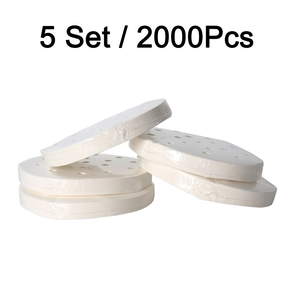Juego de 5 2000 Uds. De papel para hamburguesas ITOP de 150mm, papel absorbente de aceite adecuado para máquina de prensado de hamburguesas de 150mm, Material de alimentaria: Default Title