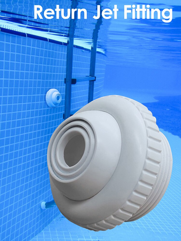 Swimming Pool Spa Return Jet Fitting Massage Nozzle Inlet Outlet Bath Tub Nozzle With Adjustable Jet Eyeball Pool Accessories