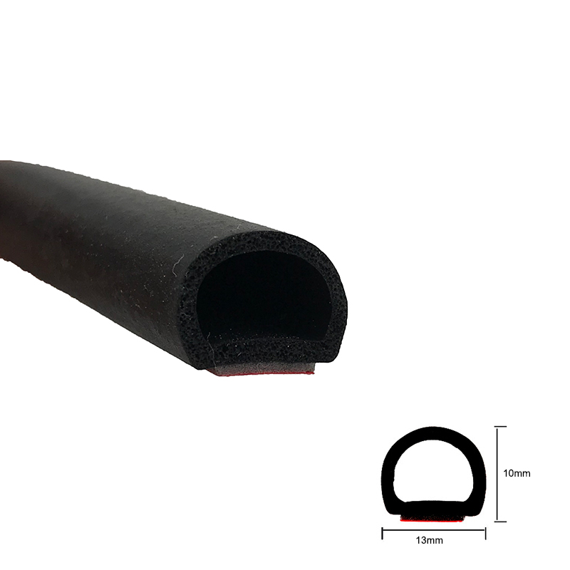 2meter Grote D-Vorm Auto Rubber Afdichting Voorruit Seal Strip stofdicht Anti-geluid Afdichting Strips