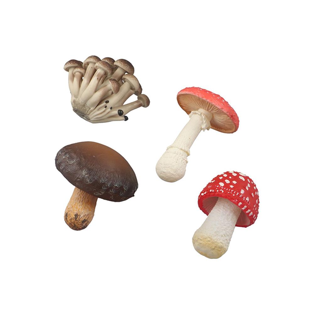 Modelo de vegetais estatuetas de fungos matsutake oyste simulação artificial cogumelo pleurotus planta modelo de fungo decoração de jardim