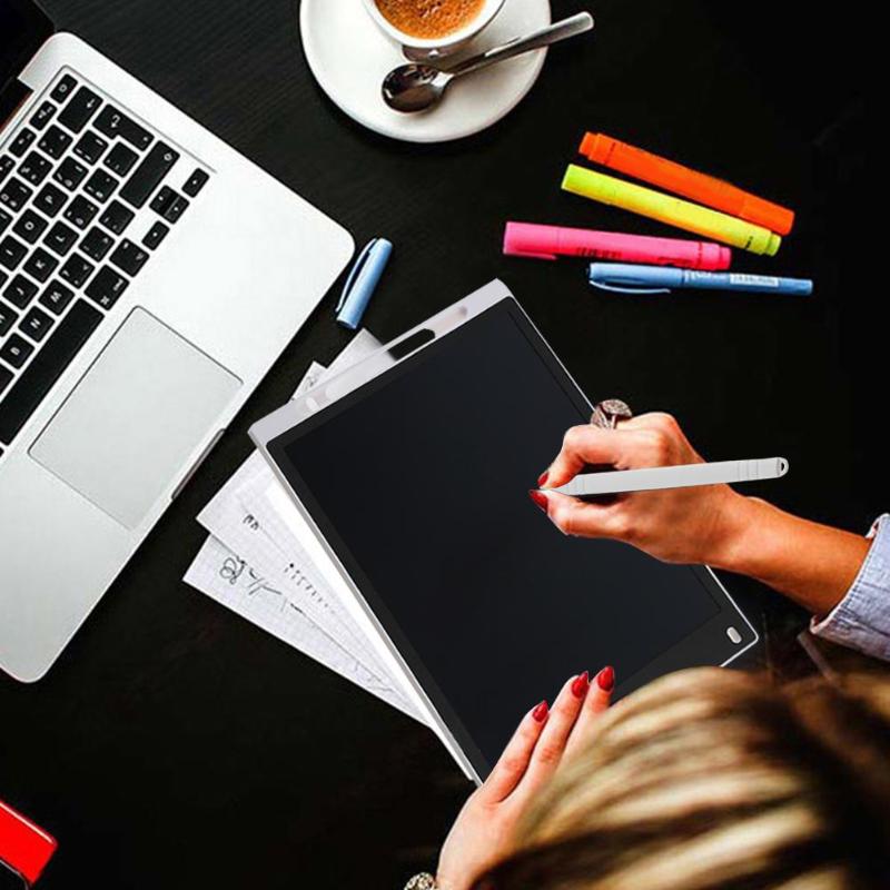 12inch Portable Digital LCD Drawing Tablet Pad Writing Graphic Board Memo Notes Reminder Notepad with Stylus Pen Feature: