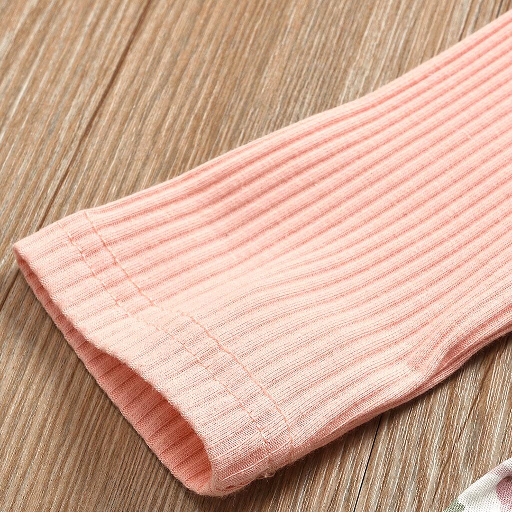 Di modo Del Vestito A Maniche Lunghe Per I Bambini Delle Ragazze Infantili Delle Ragazze Vestiti dei capretti Floreale Abiti Da Principessa Abiti Vestiti Vestido Infantil