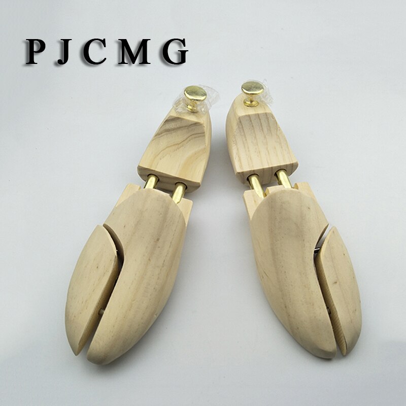 Twin Tube High - Grade Solid Wood Spring Zealand Pine Wood Adjustable Shoe Shaper Support Device Men's Shoe Tree