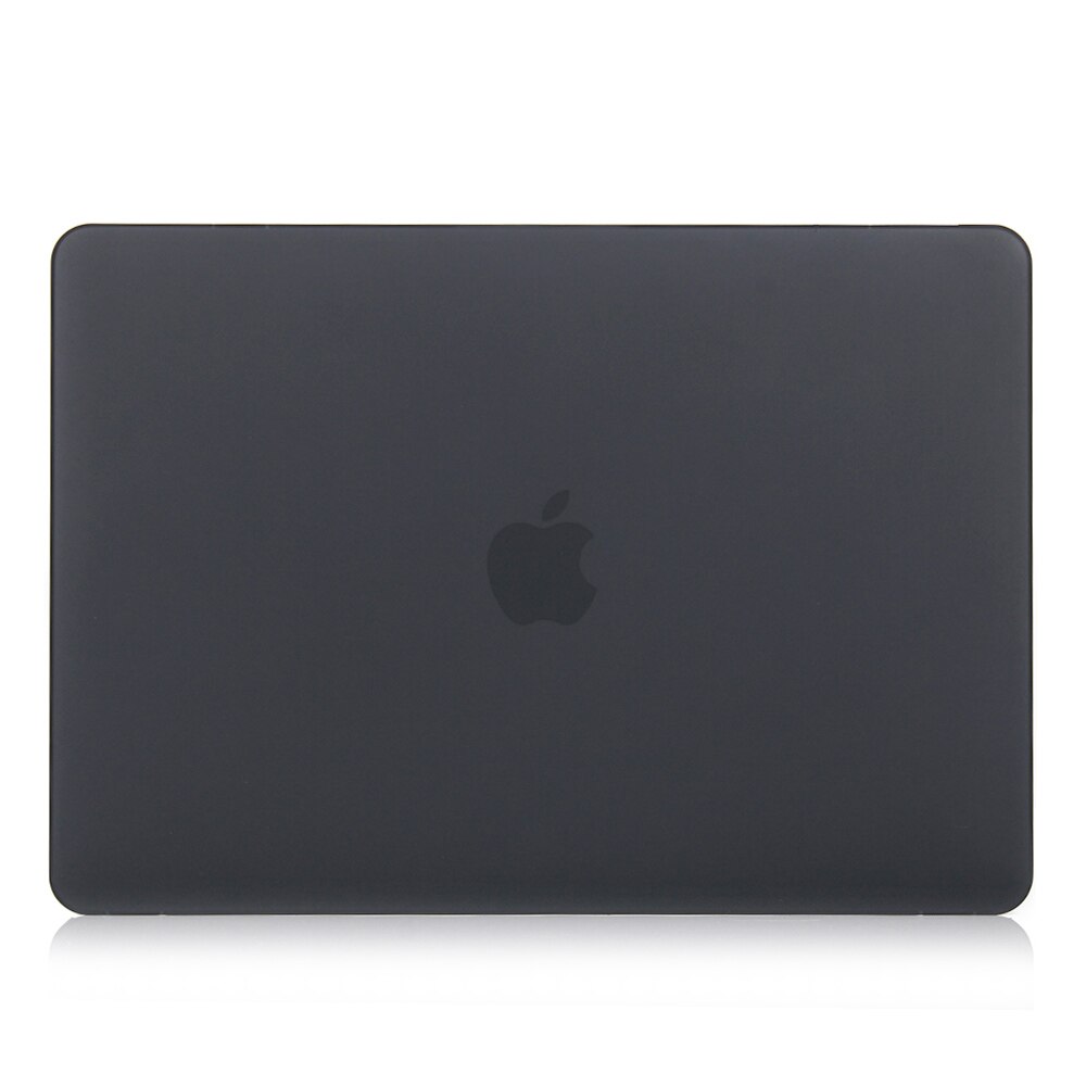 Case for Apple Laptop,Rubberized(Matte) Hard Cover For Mac Book White 13" MC 516 MC207 A1342 Free Keyboard Cover: Black