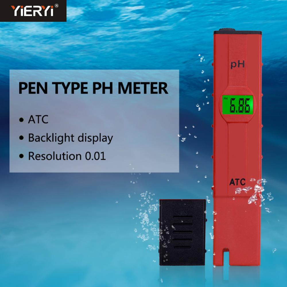Yieryi TDS PH Meter PH/TDS/EC/TEMP Meter Digital Water Monitor Tester Series for Pools, Drinking Water, Aquariums: ATC PH no box