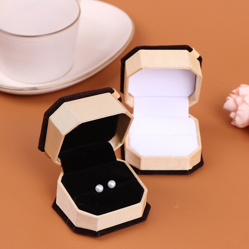 Jewelry Box Packing Bags Beads Rings Earrings Bracelets Necklaces Sets Boxes for Women& MenVelvet Display Packing Jewelry