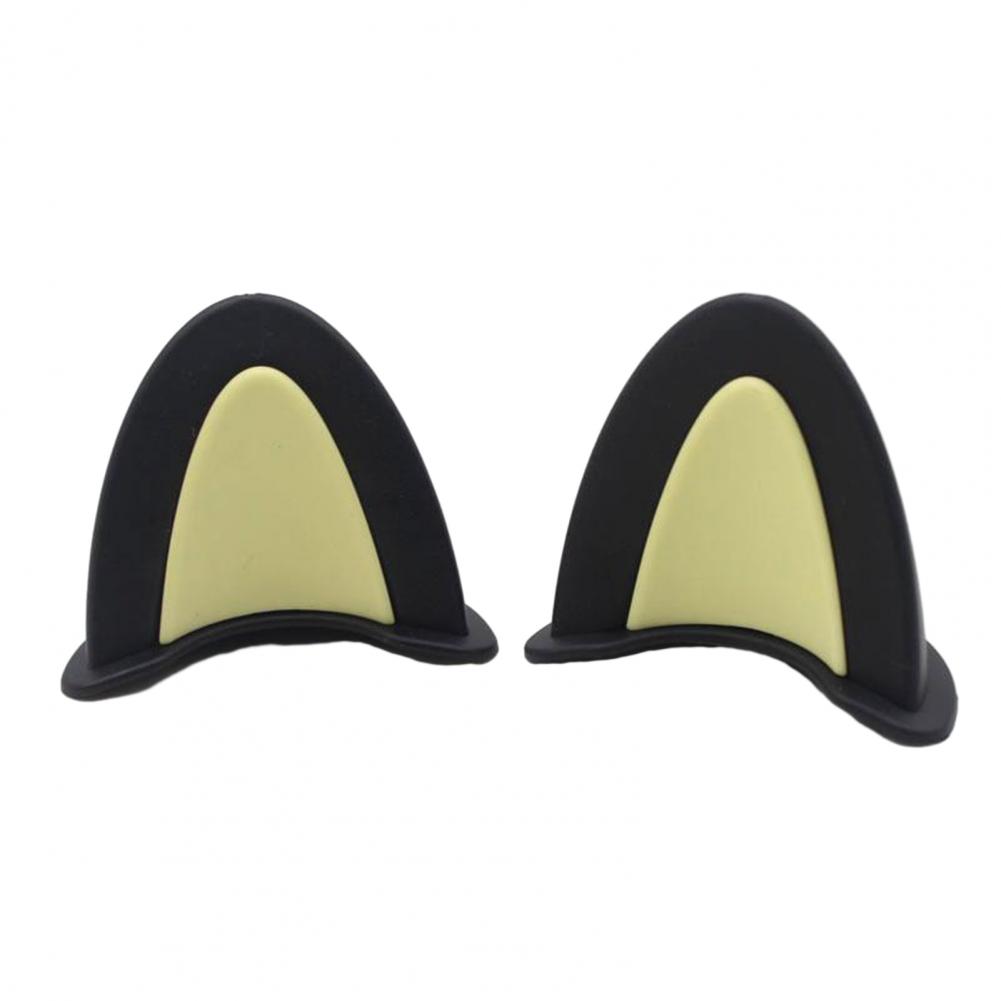 Leuke helmaccessoires Schattige motorhelmoren Decoraties Levendige kleuren Compact Eenvoudig te installeren voor helmen: Oranje