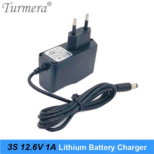 8,4 V 12,6 V 16,8 V, 21V, 25V 1A 2A 1.3A 18650 cargador de batería DC 5,5 MM * 2,1 MM para 2S 3S 4S 5S 6S Paquete de batería para destornillador de la batería: 3S 12.6V 1A