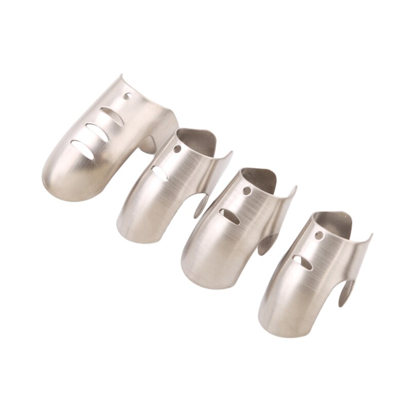 Utensilio de protección para dedo, utensilio de cocina de protección para dedos y cortes, herramienta de protección de acero inoxidable