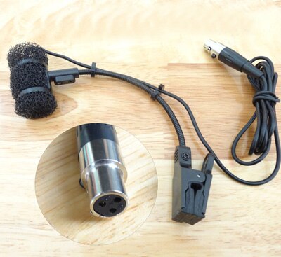 Muziekinstrumenten Saxofoon Orkest Microfoon Pickup Condensator Microfoon Vrouwelijke Schroef Plug 3 pin 4 pin Saxofoon Microfoon Bedrade