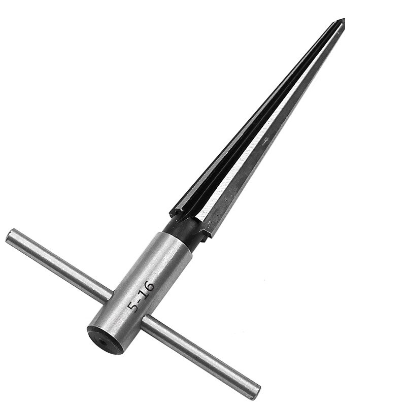5-16mm Brücke Stift See Hand Reibahle T Griff Verjüngt 6 Flöte Fase Reiben Schreiner Schneiden Werkzeug Ader Bohrer