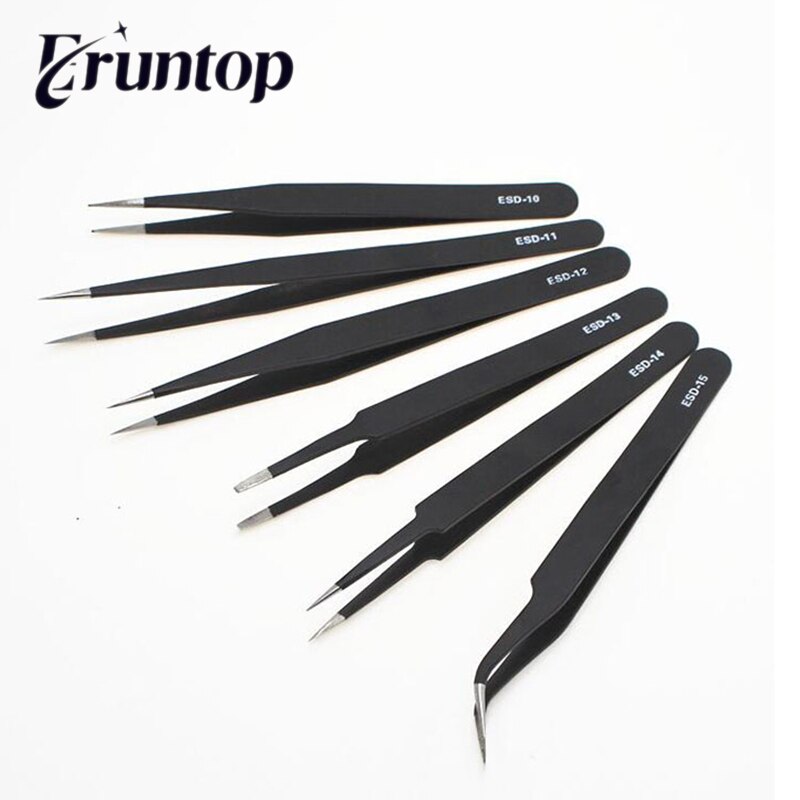 1PCS Different size ESD-10 ESD-11 ESD-12 ESD-13 ESD-14 ESD-15 Tweezers Tweezer