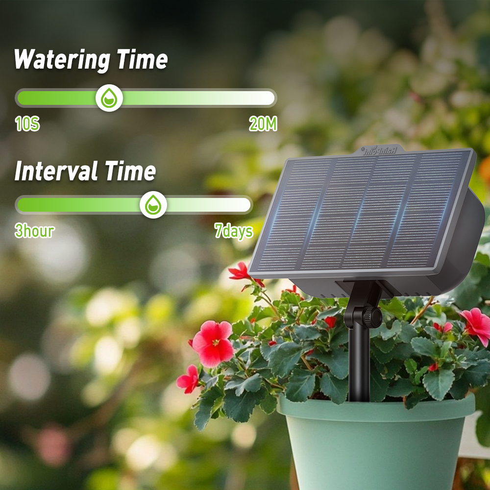 RAINPOINT Solar Irrigation System For Garden Balcony Automatic Drip Irrigation System DIY Garden Watering System