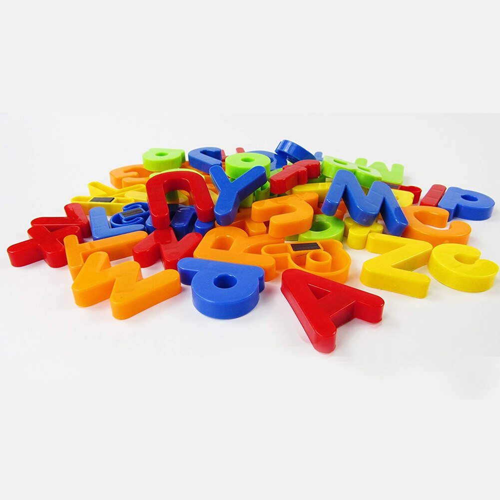 Multifarvede magnetiske tal alfabet køleskab magnet læring uddannelse børn legetøj køleskab magnet læring stave tælle legetøj